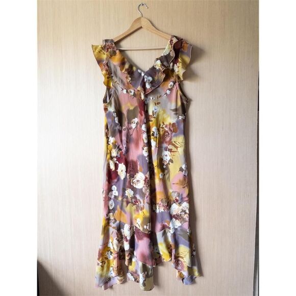 Y2K plus size floral‎ dress - Picture 1 of 8